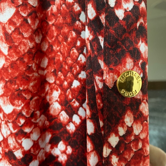 Michael Kors Red Snake print dress : Size S - Picture 4 of 8